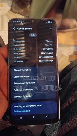 Samsung Galaxy F13 64 GB White