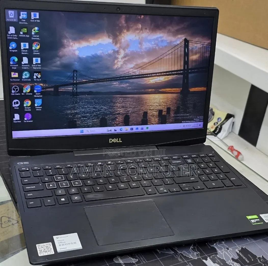 New Laptop Dell G15 5511 32GB Intel Core i7 SSD 512GB