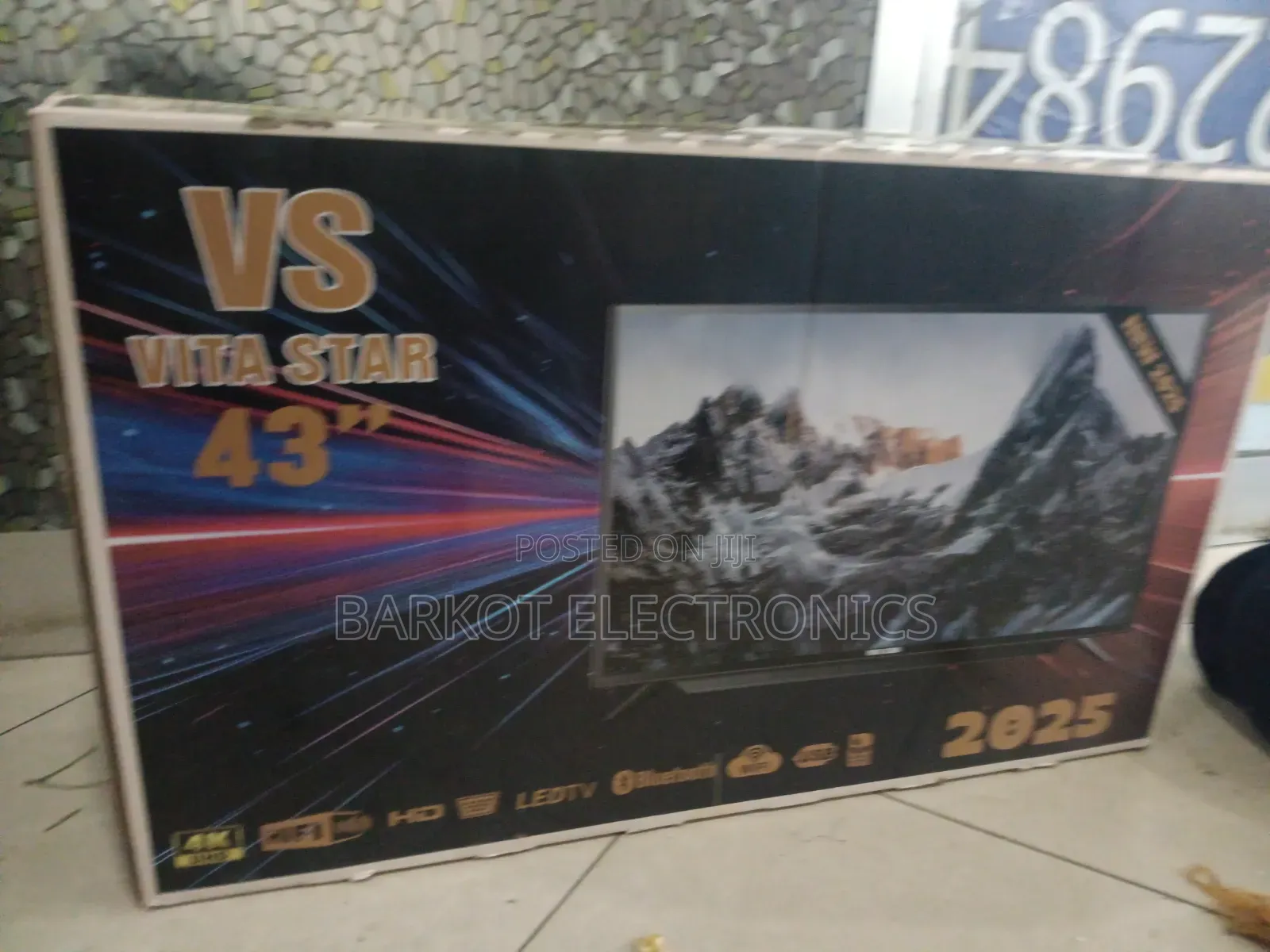 Vita Star Smart Tv 43 Inch Andraid Doubel Gelass 2026 Quality Hifi