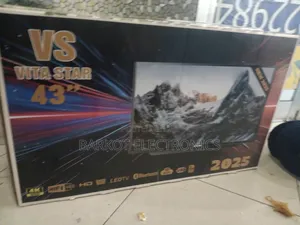 Vita Star Smart Tv 43 Inch Andraid Doubel Gelass 2026 Quality Hifi