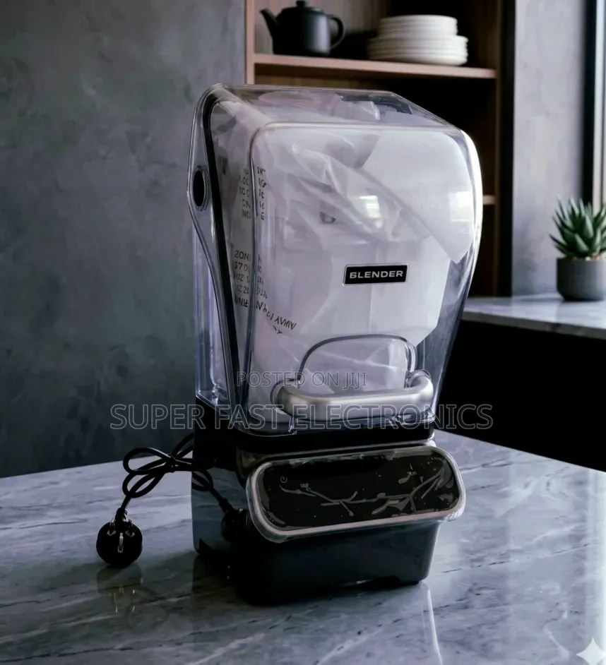 Countertop Blender With Sound Enclosure Shield