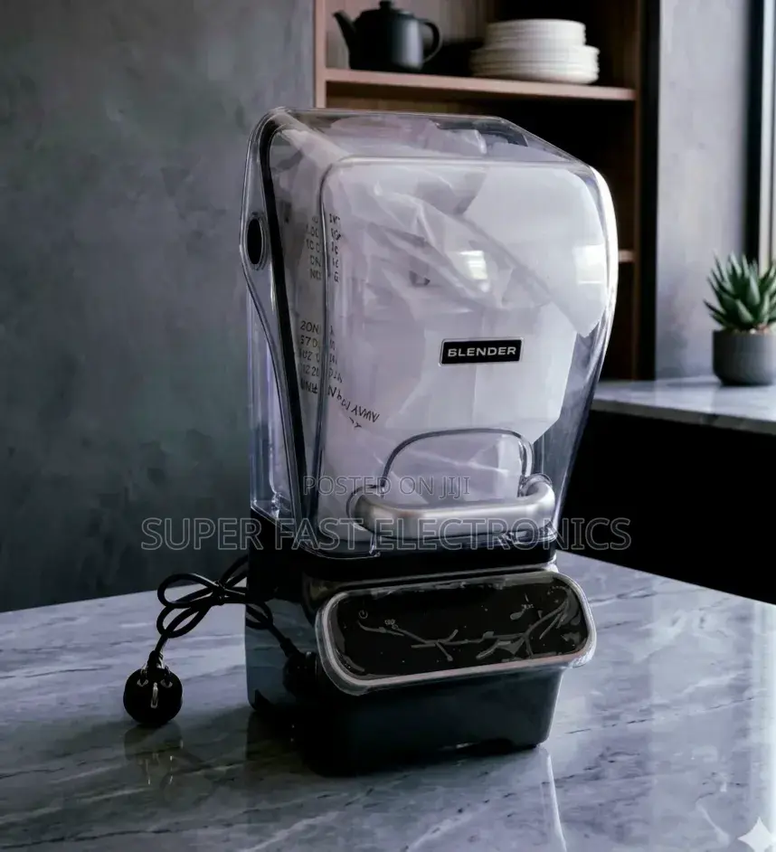 Countertop Blender With Sound Enclosure Shield