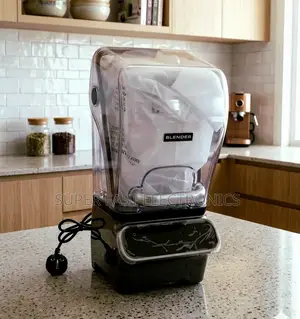 Countertop Blender With Sound Enclosure Shield
