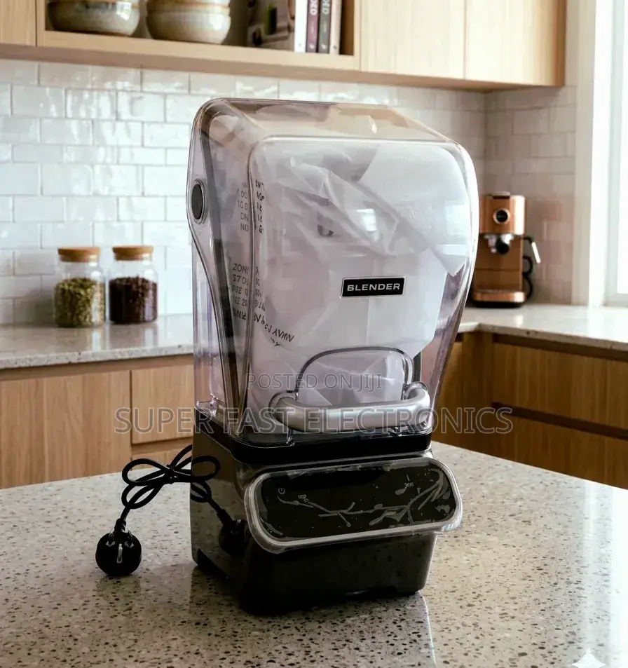 Countertop Blender With Sound Enclosure Shield