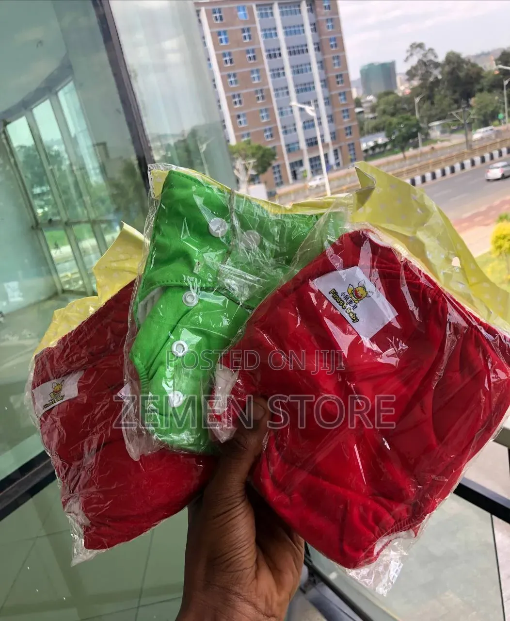 Washable Reusable Baby Diapers + 2 Inserts ዳይፐር 0-2 አመት
