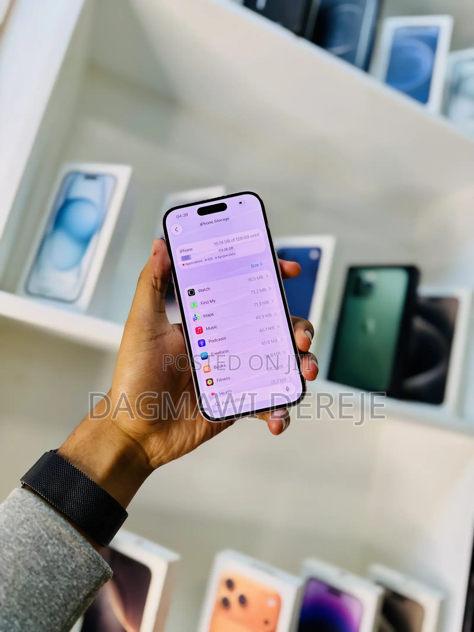 New Apple iPhone 15 128 GB Pink