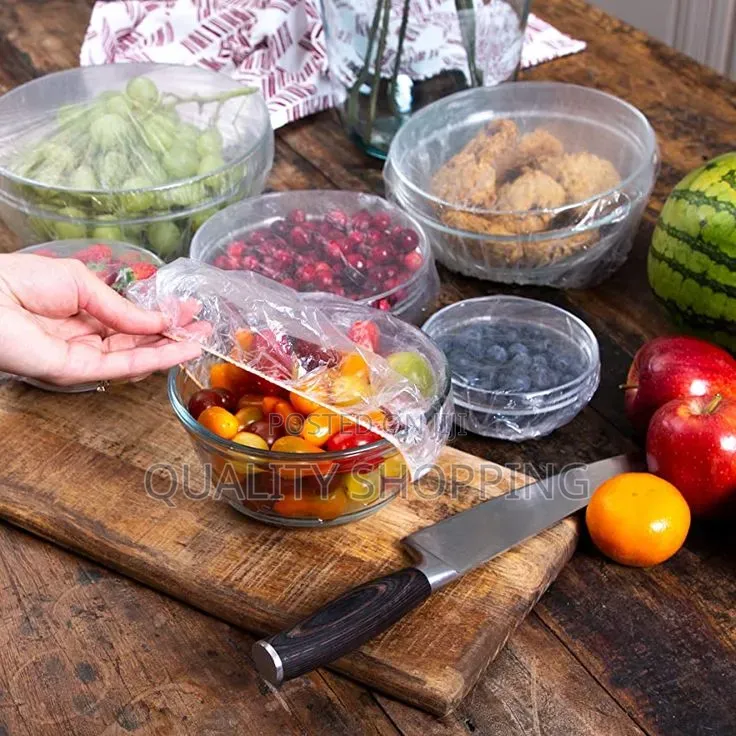 100 Pieces Disposable Food Cover,
