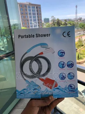 Portable Outdoor Shower Usb Rechargeable ተንቀሳቃሽ ሻወር