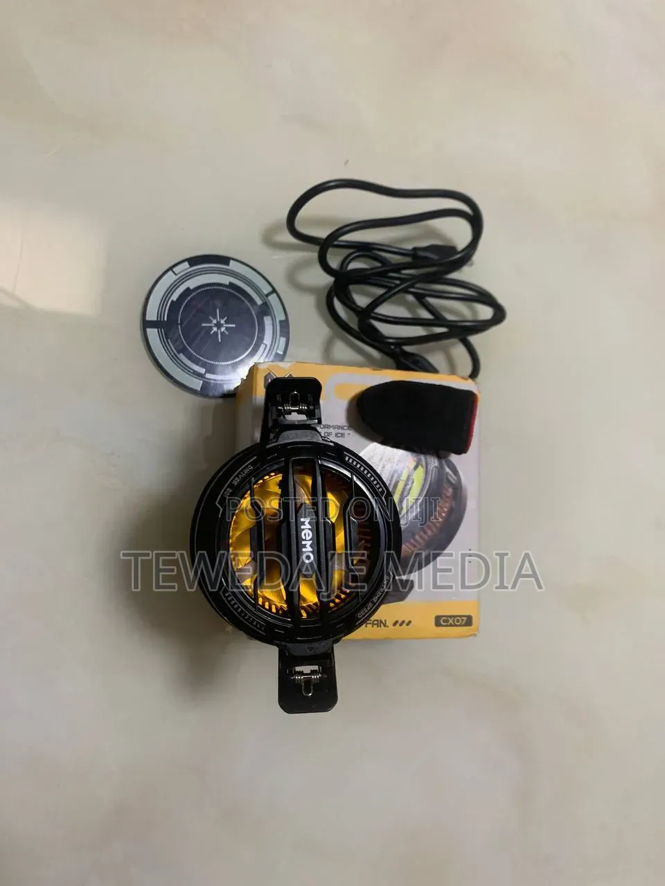 Memo Cxo7 Cooling Fan With Finger Sleves