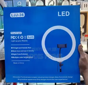 Ljj-36 Led Ring 14 Inch Fill Light With Phone Holder