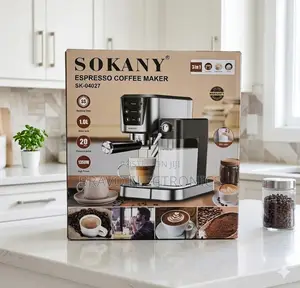 Sokany 20 Bar Coffee Maker – 1350w | Rich Taste Fast Brewing