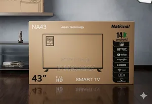 National Tv 43 ” Smart Android Tv – Full Hd | Double Glass 2026 Model