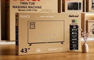National Tv 43 ” Smart Android Tv – Full Hd | Double Glass 2026 Model