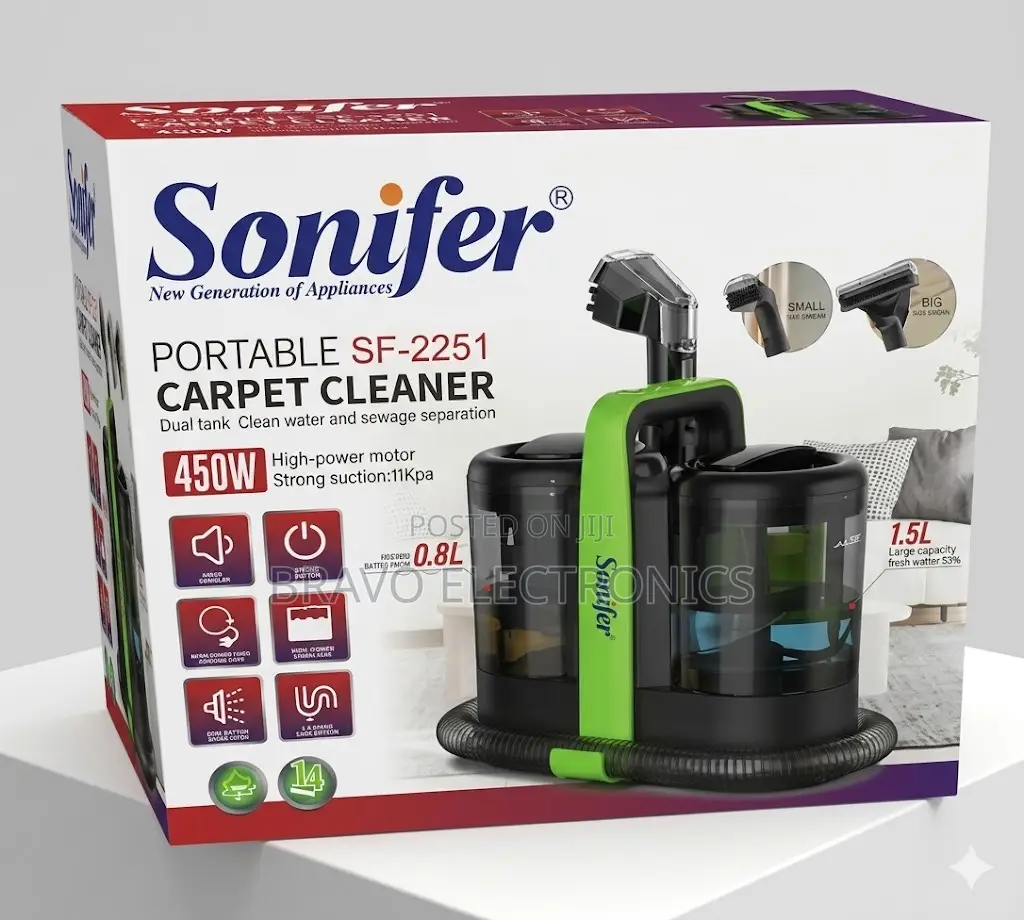 Sonifer Wet Dry Vacuum Cleaner – Powerful Cleaning Performance