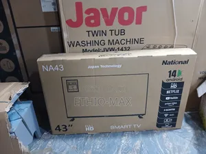 National Tv 43" Smart Android Tv Double Glass Tv New Arrival 2026