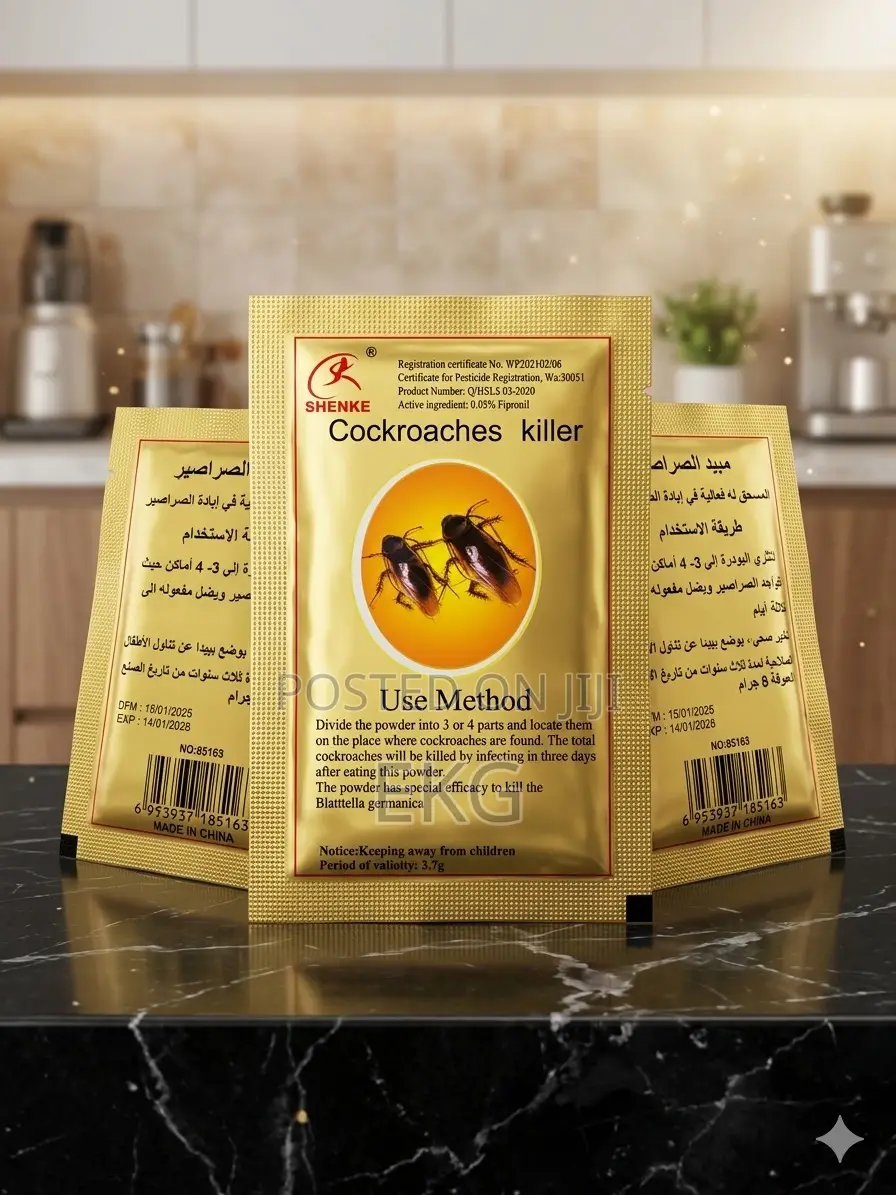 Cockroach Killer( አስተማማኝና ፈጣን የበረሮ ማጥፊያ ዱቄት )