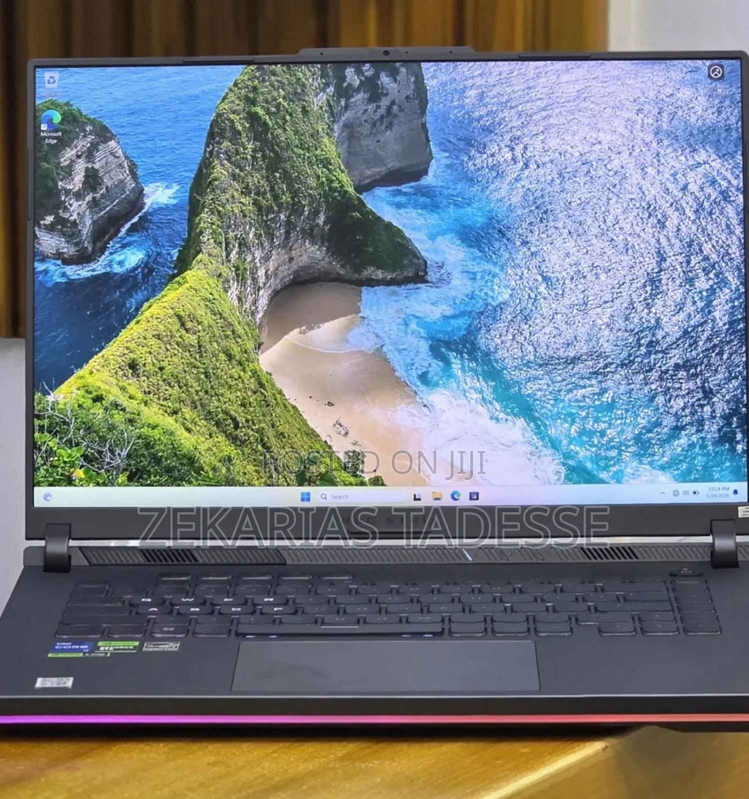 New Laptop Asus ROG Strix G15 16GB Intel Core i7 SSD 1T