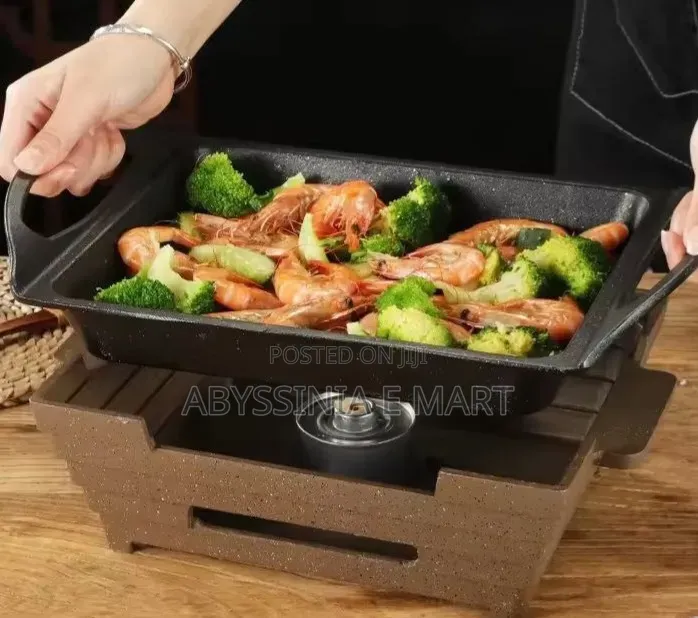 Japanese Barbecue Stove Alcohol Furnace Grill(የሸክላ ጥብስ ማቅረቢያ )