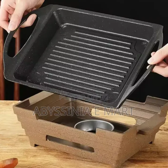 Japanese Barbecue Stove Alcohol Furnace Grill(የሸክላ ጥብስ ማቅረቢያ )
