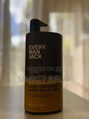 Every Man Jack Sandalwood +Amber Men’S Body Wash