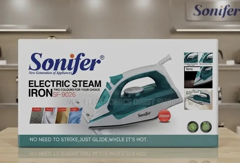 Sonifer Electric Steam Iron (Model: Sf-9026
