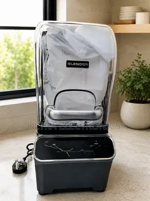 Commercial-Grade Blender Featuring a Sound-Dampening Enclosure For