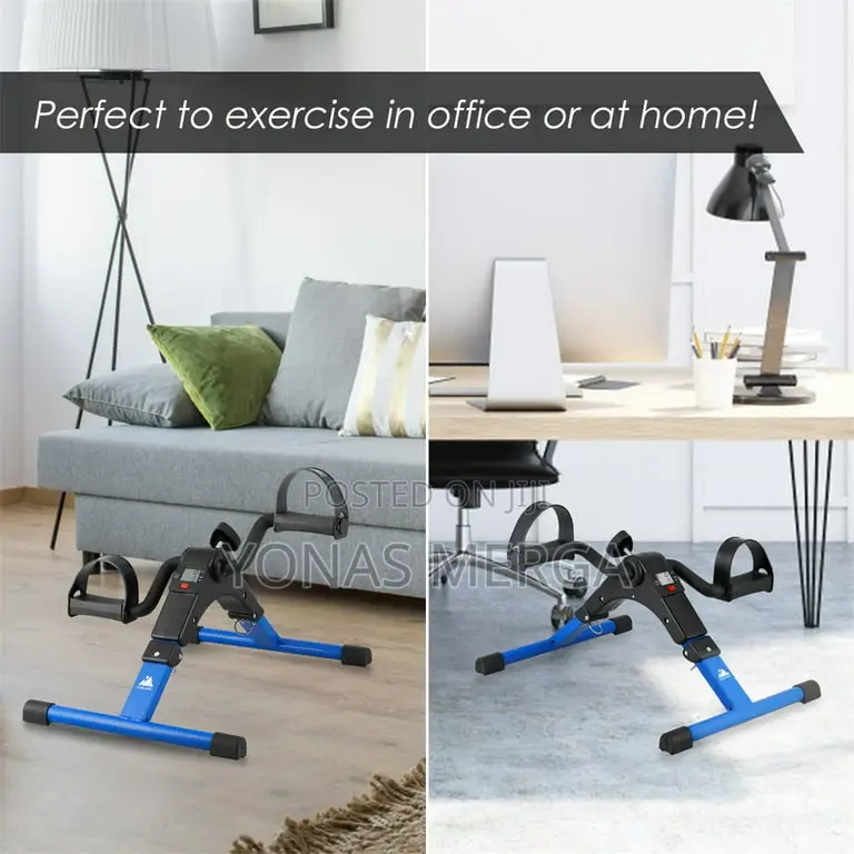 Pedal Exerciser, Fitness Folding Exerciser Peddler for Arm Leg Workout