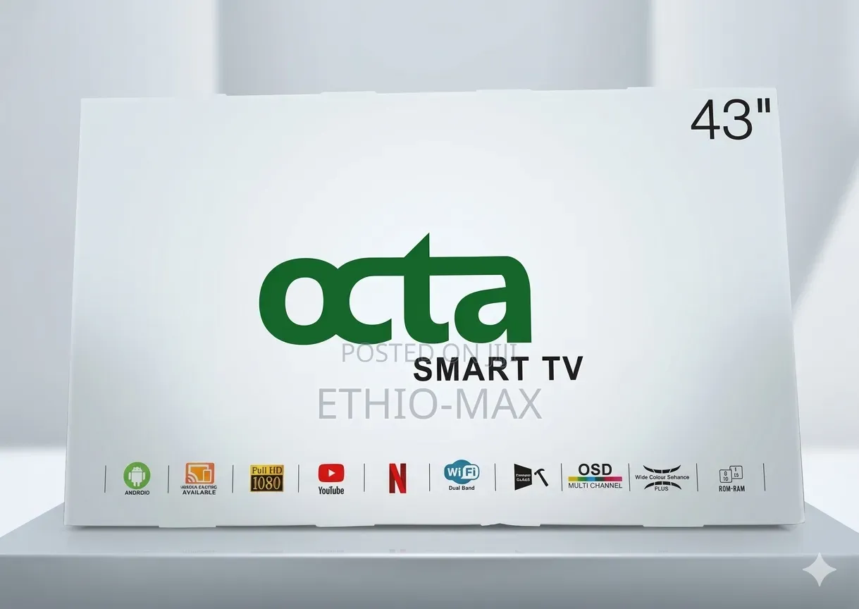 Octa 43” Smart Android Tv – Uhd | Frameless 2026 Model