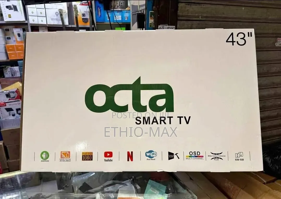 Octa 43” Smart Android Tv – Uhd | Frameless 2026 Model