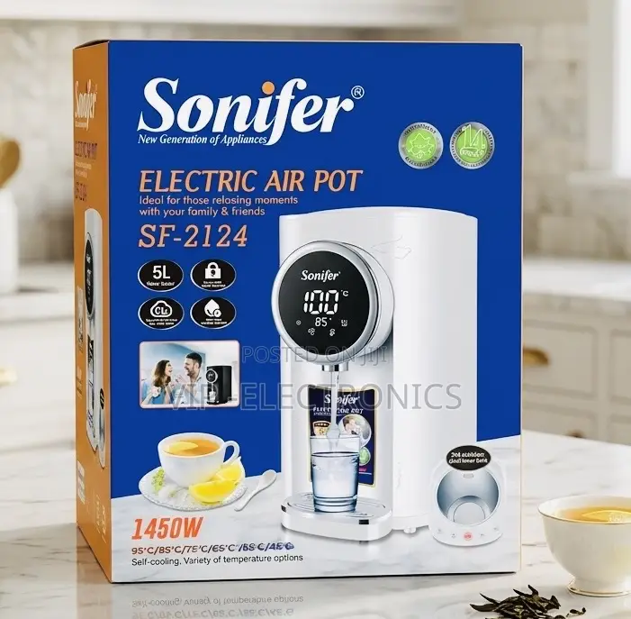 Sonifer Electric Air Pot 5l Smart Hot Water Dispenser