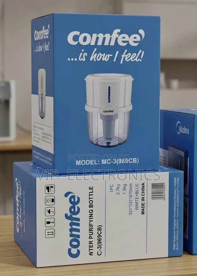 Comfee Water Purifying Bottle Portable Water Filter Jar Containe