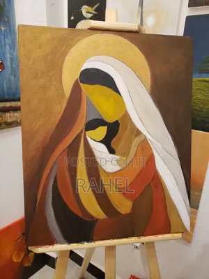 Abstract Painting on Canvas 50x60