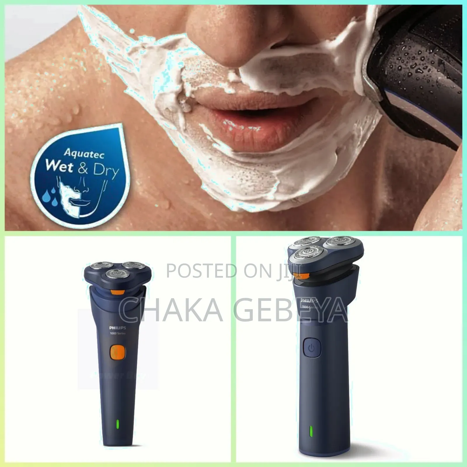 Waterproof Rotary Shaver – For Sensitive Skin, Philips Quality