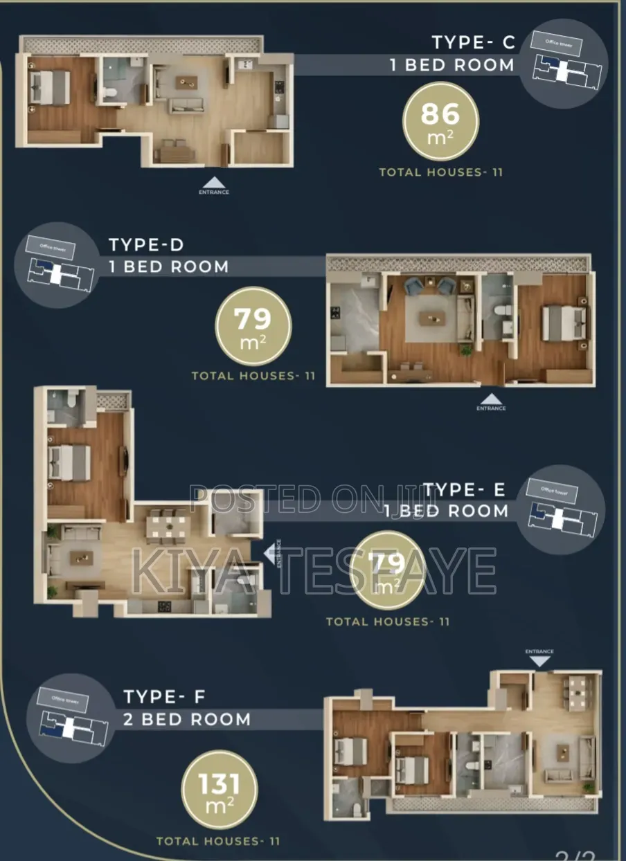 Furnished 1bdrm Apartment in ካዛንቺስ, Bole for sale