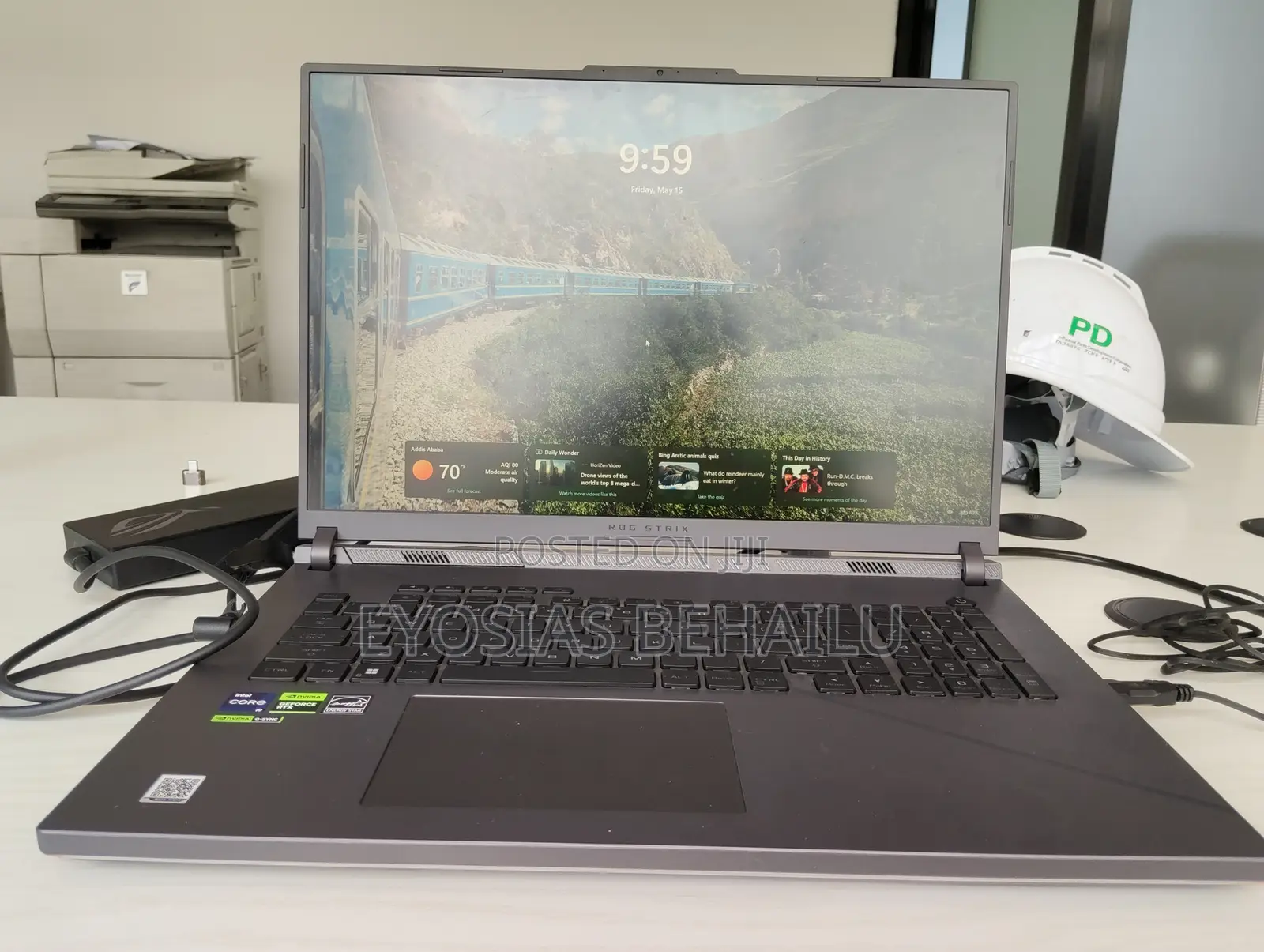 New Laptop Asus ROG Strix G17 16GB Intel Core i9 SSD 1T