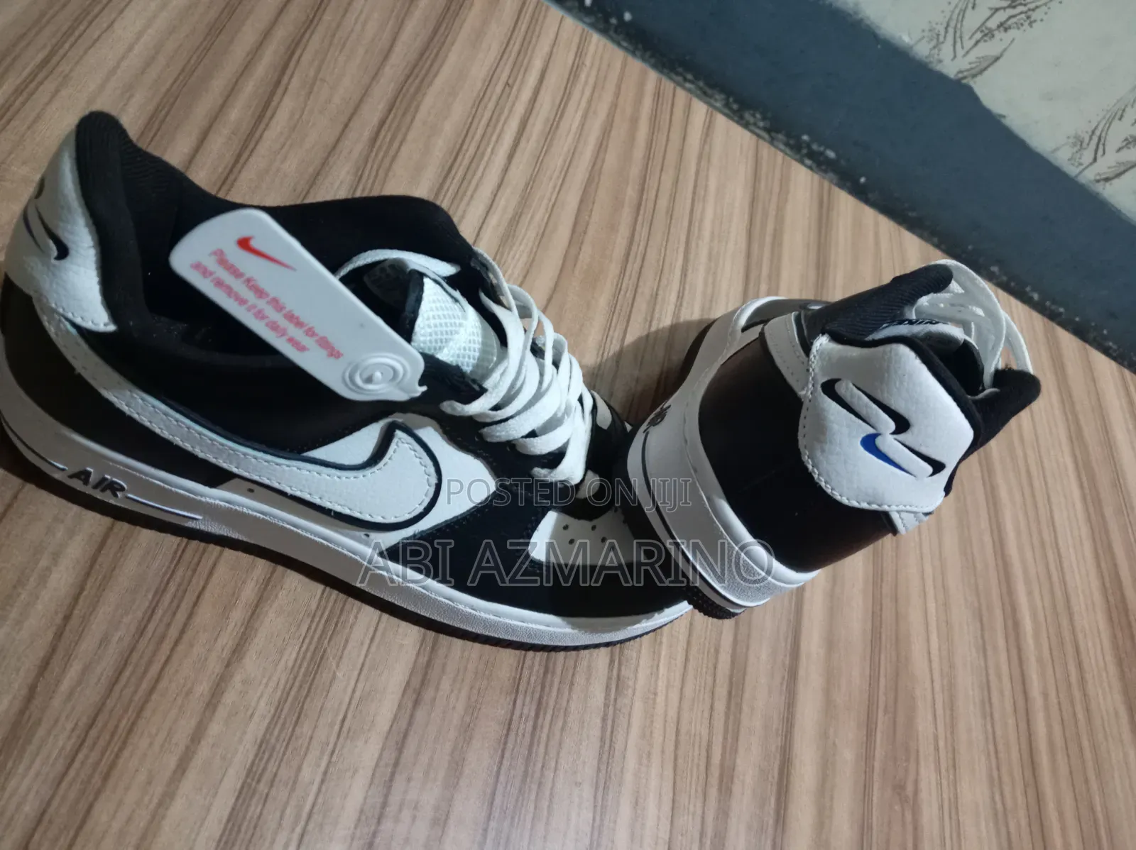 Nike Air Force 1 Low '07 Lv8 Sneakers in a Black and White "Panda"