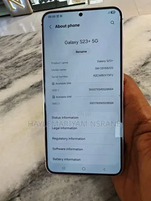 New Samsung Galaxy S23+ 256 GB Pink