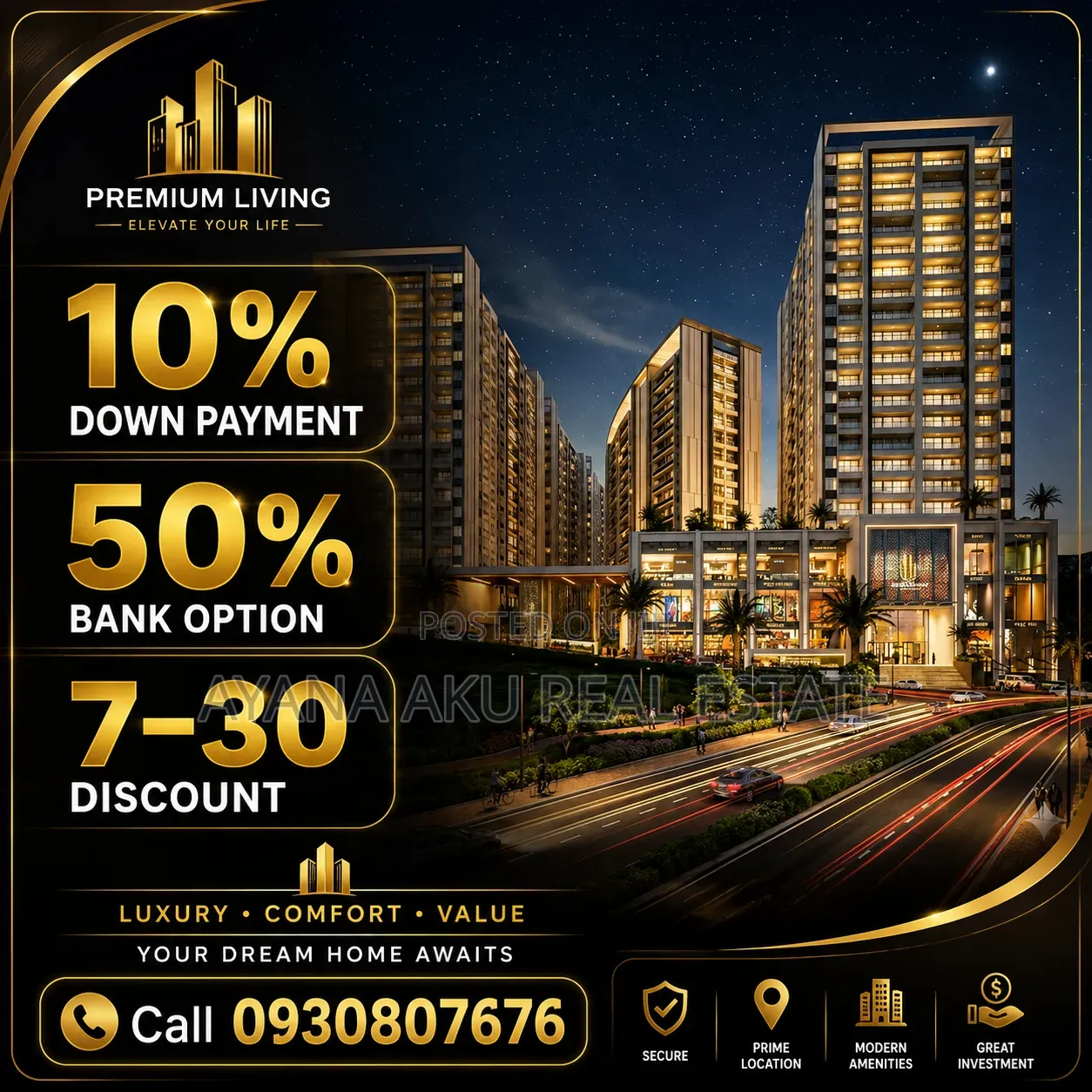 3bdrm Apartment in Dream Builders, Bole for sale