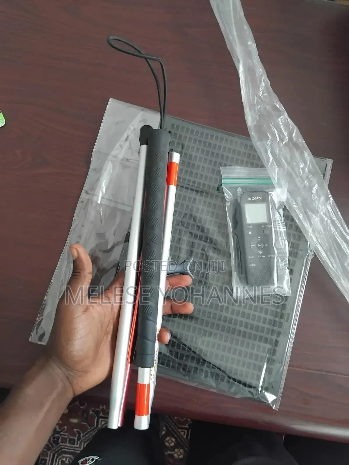 Folding Blind Cane (Blind Stick) የአይነስውራን ዱላ