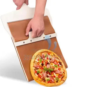 የእንጨት ተንሸራታች ፒዛ ማንሻ / Wooden Sliding Pizza Peel
