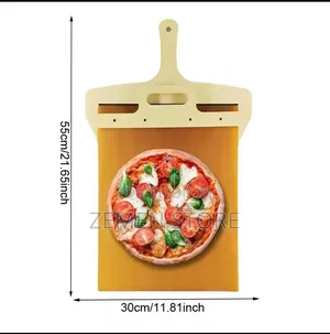 የእንጨት ተንሸራታች ፒዛ ማንሻ / Wooden Sliding Pizza Peel