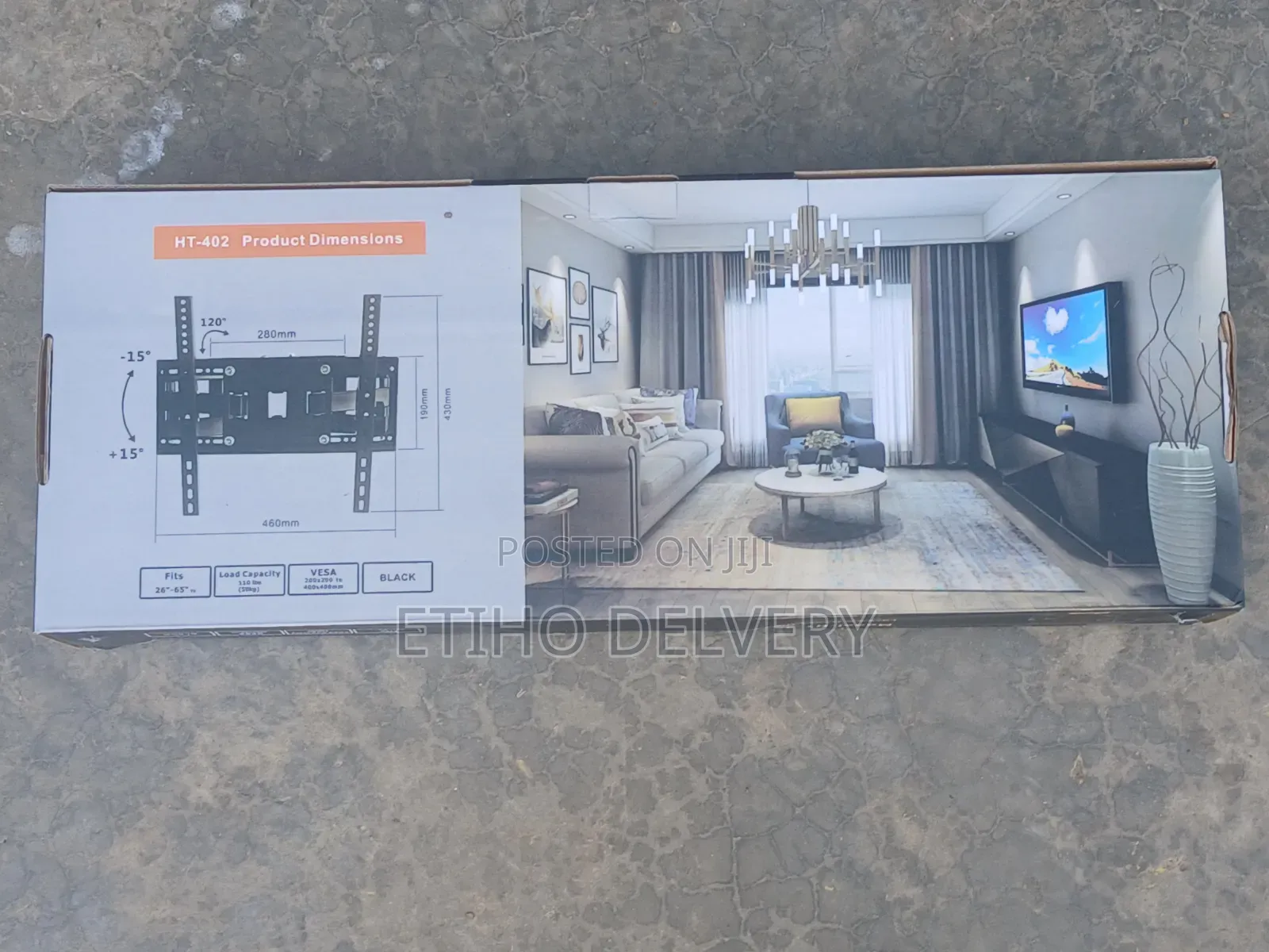 Tv Wall Mount Ht-402 Designed for Screens Ranging 26 to 65 Inches