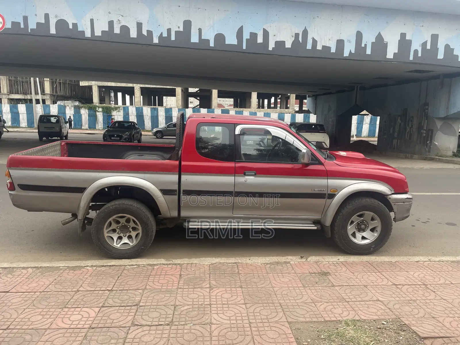 Mitsubishi L200 Club Cab 2.5 TD 4WD 2002 Red