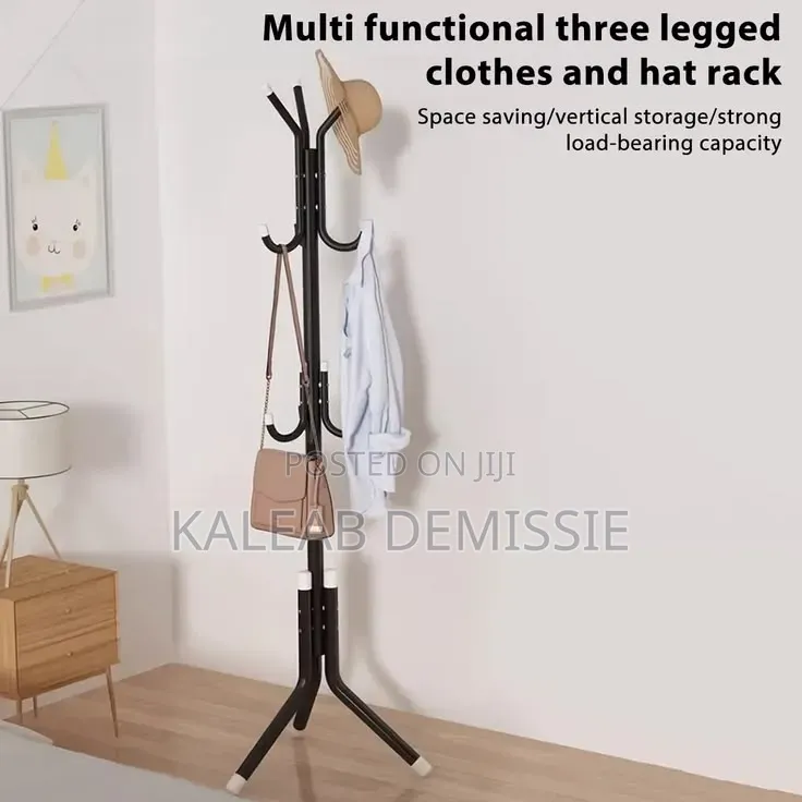 Standing Coat, Jacket, Tie, and Hat Hanger