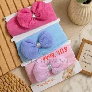 5-pack Assortment Of Baby Girl Elastic Headbands