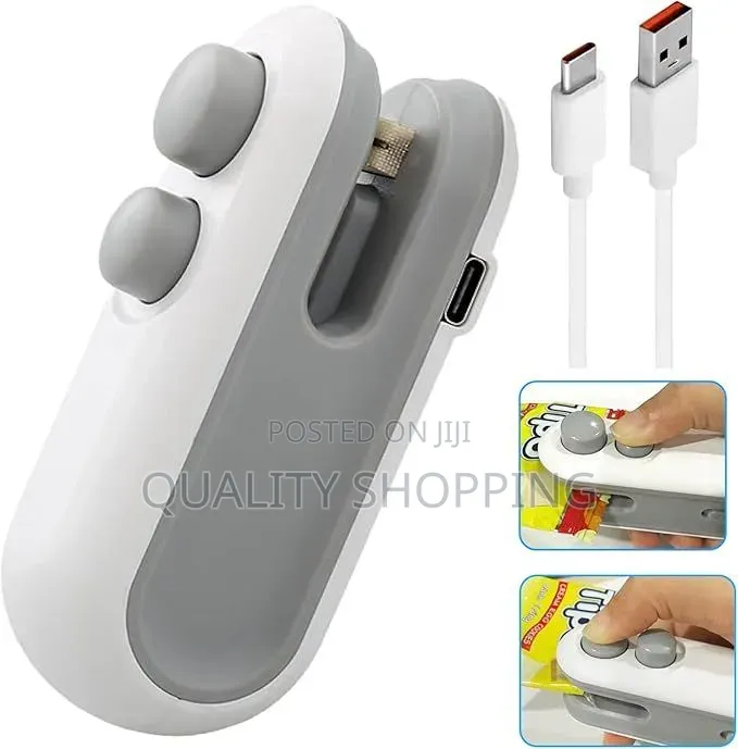 Rechargeable Mini Sealer With Cutter