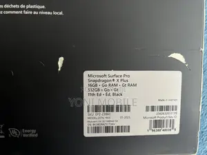 New Microsoft Surface Pro 11th Edition, a Copilot+ PC 16GB SSD 512GB