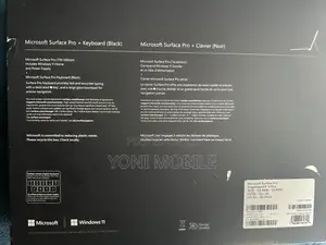 New Microsoft Surface Pro 11th Edition, a Copilot+ PC 16GB SSD 512GB