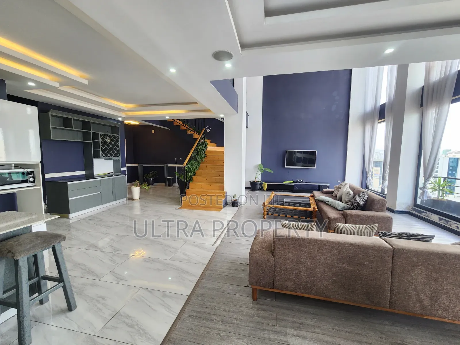 Furnished 3bdrm Penthouse in Bole for rent