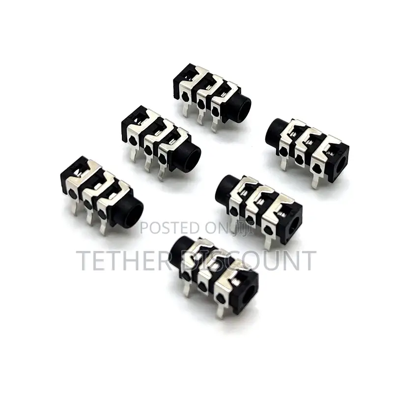 Pj313 Pj-3133-5a 3.5mm Aplugin Audio Connector 3-Pin PCB Mount